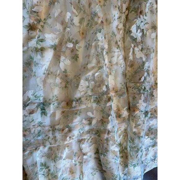 Cottage Core Peasant Farmhouse Dress Women Small Smocked Modest Traditional - Picture 12 of 12